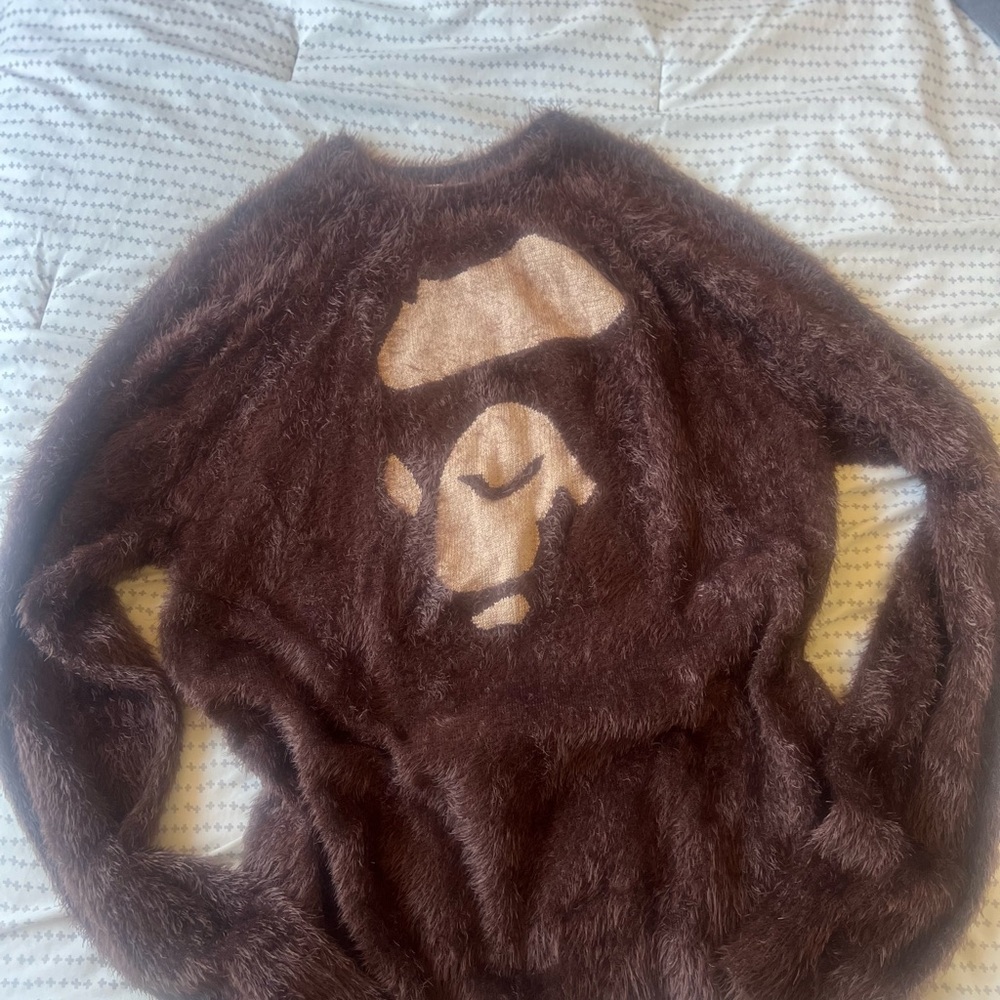 Brown A Bathing Ape Crewneck Sweater